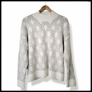 NWT Belle by Belldini Soft Fuzzy Mockneck Sweater